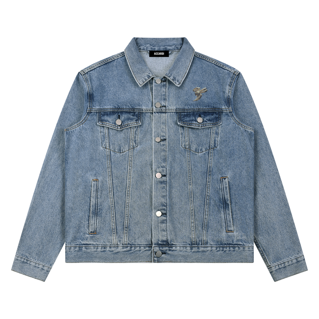 Accardi Vintage Wash Denim Jacket