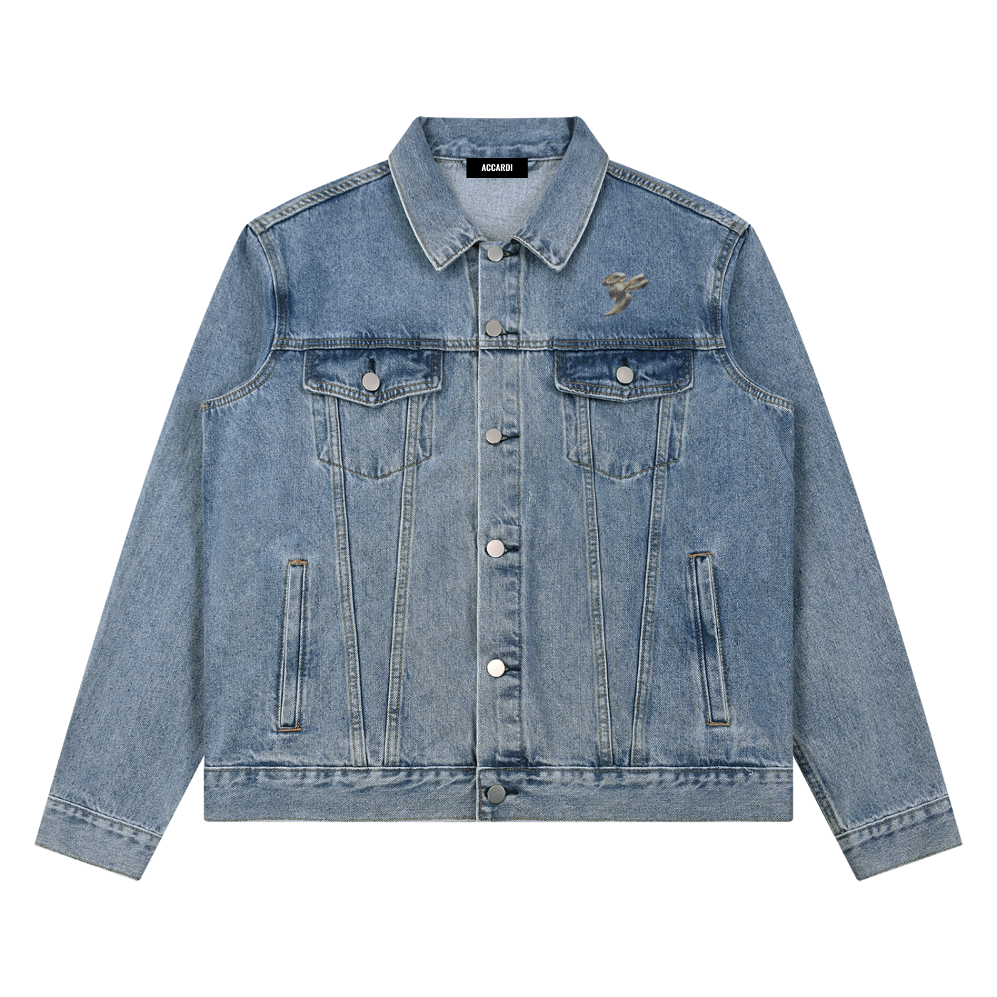 Accardi Vintage Wash Denim Jacket